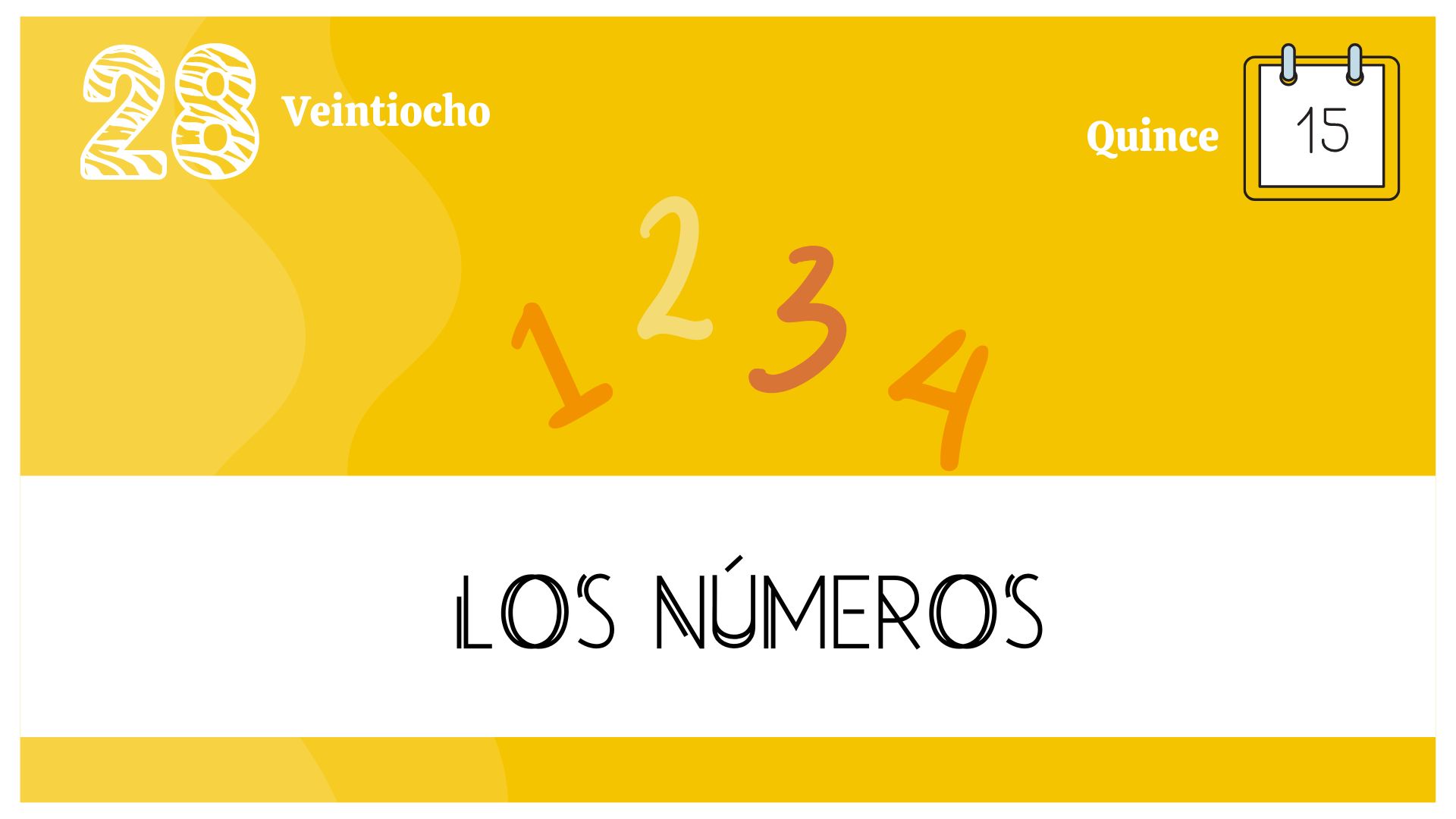 numbers in Spanish
